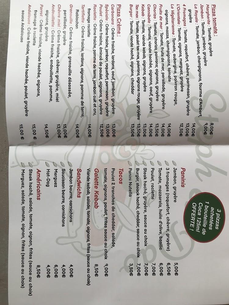 Chez steph et dav - Menu Image 1